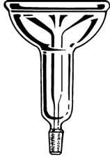 CHROM ADAPTER ONLY SZ 25 Fritted Disc Ledge Adapte