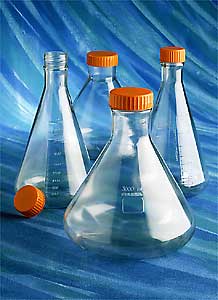 431255 2L Polycarbonate Erlenmeyer Shake Flask with Vent