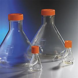 431405 125mL Polycarbonate Baffled Erlenmeyer Shake Flask