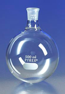 4320-100 PYREX 100mL Short Neck Boiling Flask, Round Bottom