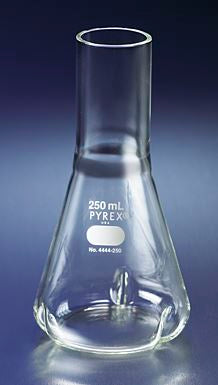 4444-125 PYREX 125mL Delong Shaker Erlenmeyer Flask with Ba