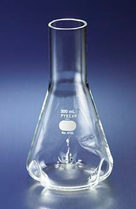 4446-125 PYREX 125mL Delong Shaker Erlenmeyer Flask with Ex