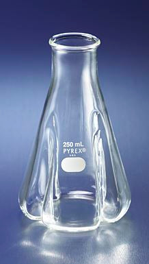 4460-1L PYREX 700mL Trypsinizing Flasks with Baffles