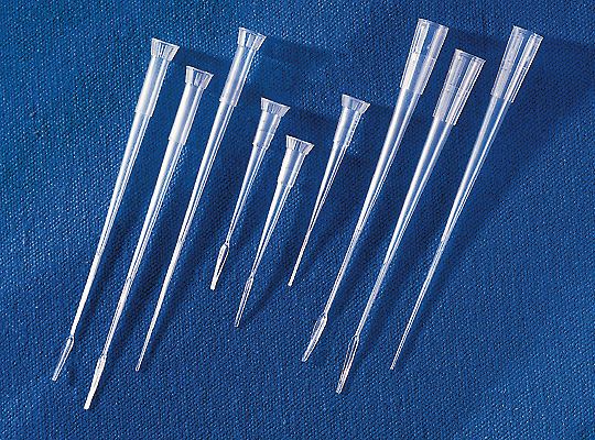 1-200uL Flat 0.4mm Thick Gel-Loading Pipet Tips, N