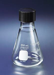 4985-125 PYREX 125mL Narrow Mouth Erlenmeyer Flask with Phe