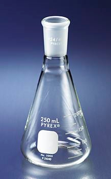 5000-250 PYREX 250mL Narrow Mouth Erlenmeyer Flask with 24/