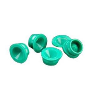 12mm Polyethylene Versa Vial™ Plug Green 10-PK(100