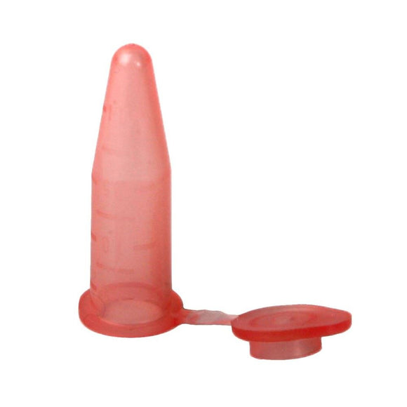 0.5mL Thin Wall Micro Tube with attached Cap Red P