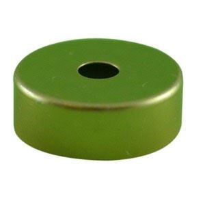 20mm Gold Tin Plate Magnetic Seal, 8mm Hole, 0.100