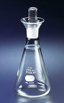 PYREX 125mL Iodine Determination Flasks with Glass