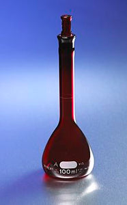 PYREX Low Actinic 10mL Class A Volumetric Flask wi