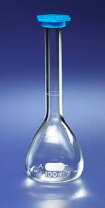 PYREX 1L Class A Volumetric Flask with Polyethylen