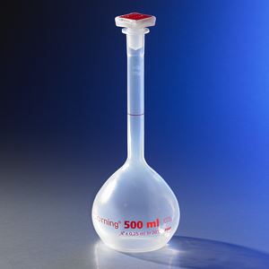 250mL Class A Reusable Plastic Volumetric Flask, P