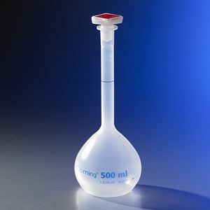 1L Class B Reusable Plastic Volumetric Flask, Poly