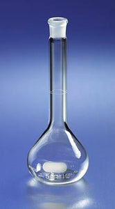 PYREX 1L Class A Volumetric Flask with Polyethylen