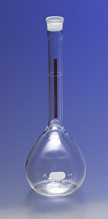 PYREX 100mL Class A Lifetime Red Volumetric Flask