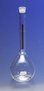 PYREX 250mL Class A Lifetime Red Volumetric Flask