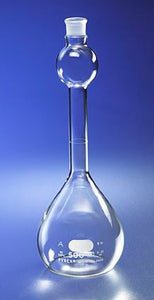 PYREX 500mL Class A Mixing Volumetric Flask with G