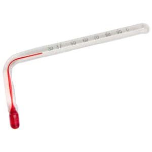 Thermometer, DURAC, 25/95C, Red Formerly Part# 6/1