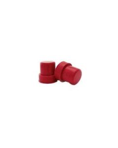 Shimadzu Molded Red Plug, Ultra Low Bleed, High Te