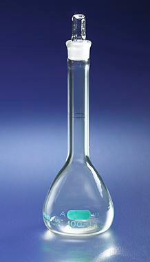 PYREXPLUS Coated 100mL Class A Volumetric Flask wi