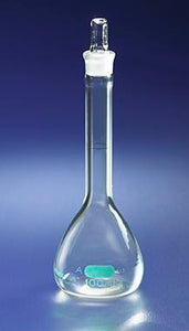 PYREXPLUS Coated 200mL Class A Volumetric Flask wi