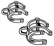 CLAMP N-P STEEL SZ 14 PK/6 Nickel-Plated Standard