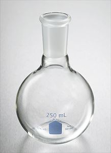 PYREX VISTA 1L Short Neck Boiling Flask, Flat Bott