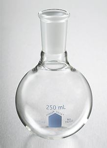 PYREX VISTA 100mL Short Neck Boiling Flask, Round