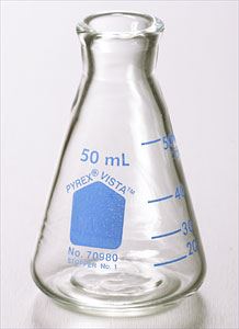 PYREX VISTA 125mL Narrow Mouth Erlenmeyer Flasks w