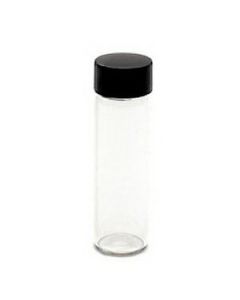 1 Dram, 17x60mm Vial, 15-425mm Thread, Black Polyp