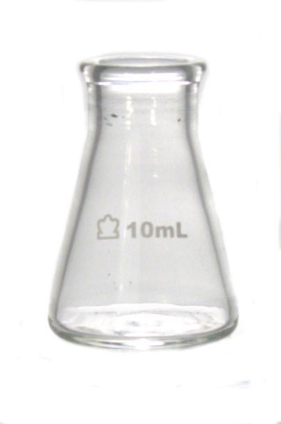 ERLENMEYER FLASK 10ML PK12Incubation Flasks Case Q