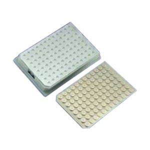 Molded White Silicone Liner with 96 Plugs for Vial