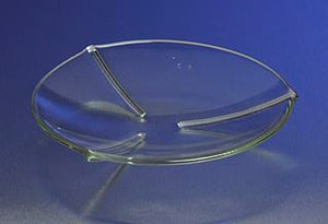 PYREX 100mm Diameter Ribbed Watch Glass/Beaker Cov