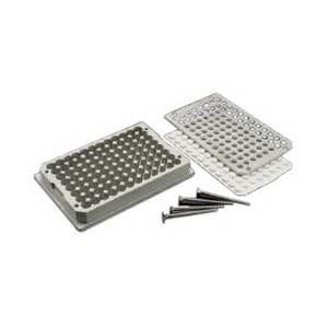 Solid Aluminum 96-Well Base Plate with Tapped Hole