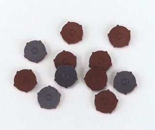 20 mm Crimp Top Aluminum Silver Cap wi