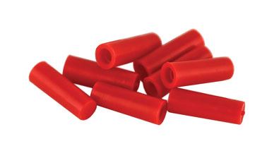 Cap, Red, 3mm, Low Density,