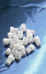 Cap, White, PTFE®, 5mm,