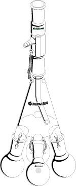 Distilling Receiver, 15mL,