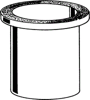 Flange, 57mm, Flat, Ground