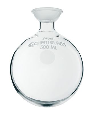 Flask, Round Bottom, 500mL,