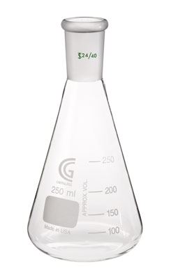 Flask, Erlenmeyer, 125mL,