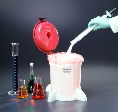 Disposable Poly Bag, Red,