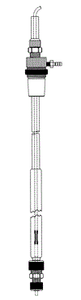 Glass Baffle, Reactangular 10/