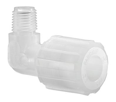 PFA 90° Adapter, 1/2
