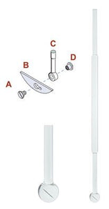 19mm, Stirring Shaft, Polished
