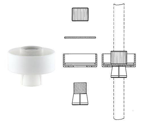 PTFE Flake Catching Cup