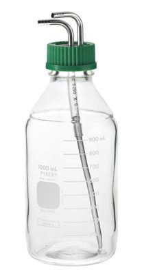 1 Liter Media Bottle w/Siphon