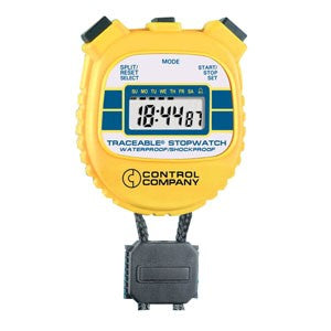 Traceable Waterproof/Shockproof Stopwatch