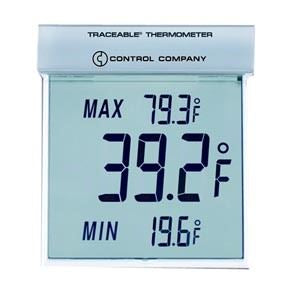Big-Digit See-Thru Traceable  Thermometer °C